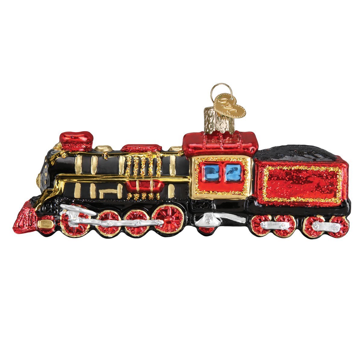 Old World Christmas Ornaments: Planes, Trains, Helicopters, Boats and Trucks Glass Blown Ornaments for Christmas Tree