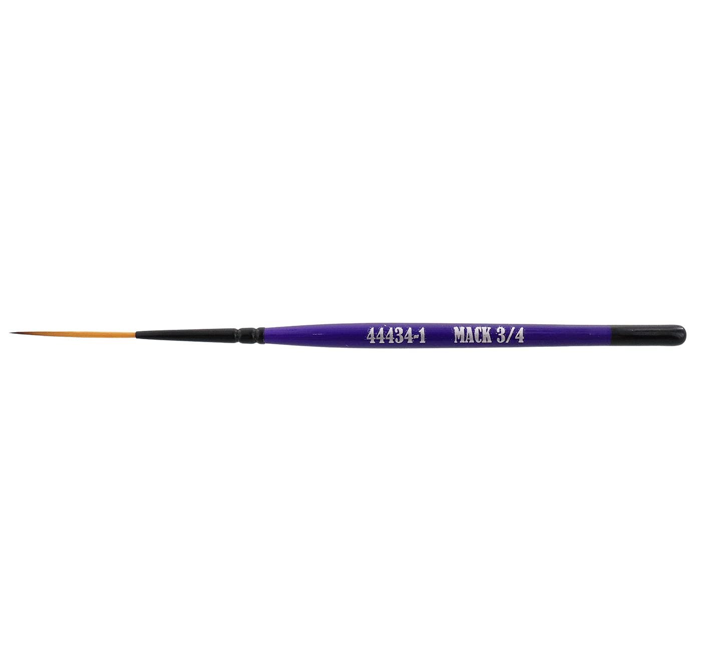 Set of (5) Series 44434 The Virus Scrolling Script Pinstriping Brushes Sizes 0-6 with 3/4 Handle and Specially Blended Golden Taklon