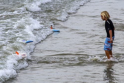 Surfer Dudes Legends & Surfer Pets Wave Powered Mini-Surfer, Pet and Surfboard Beach Toy
