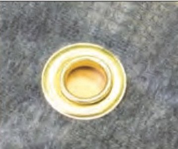 C. S. Osborne and Co. No. K235-6"Set it Your Self" Home/Hobby Tool and Grommet Kit - BRASS Size 6 (MPN # 13305)