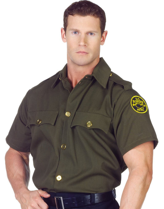 Underwraps Costumes Men's Border Patrol Costume - Shirt