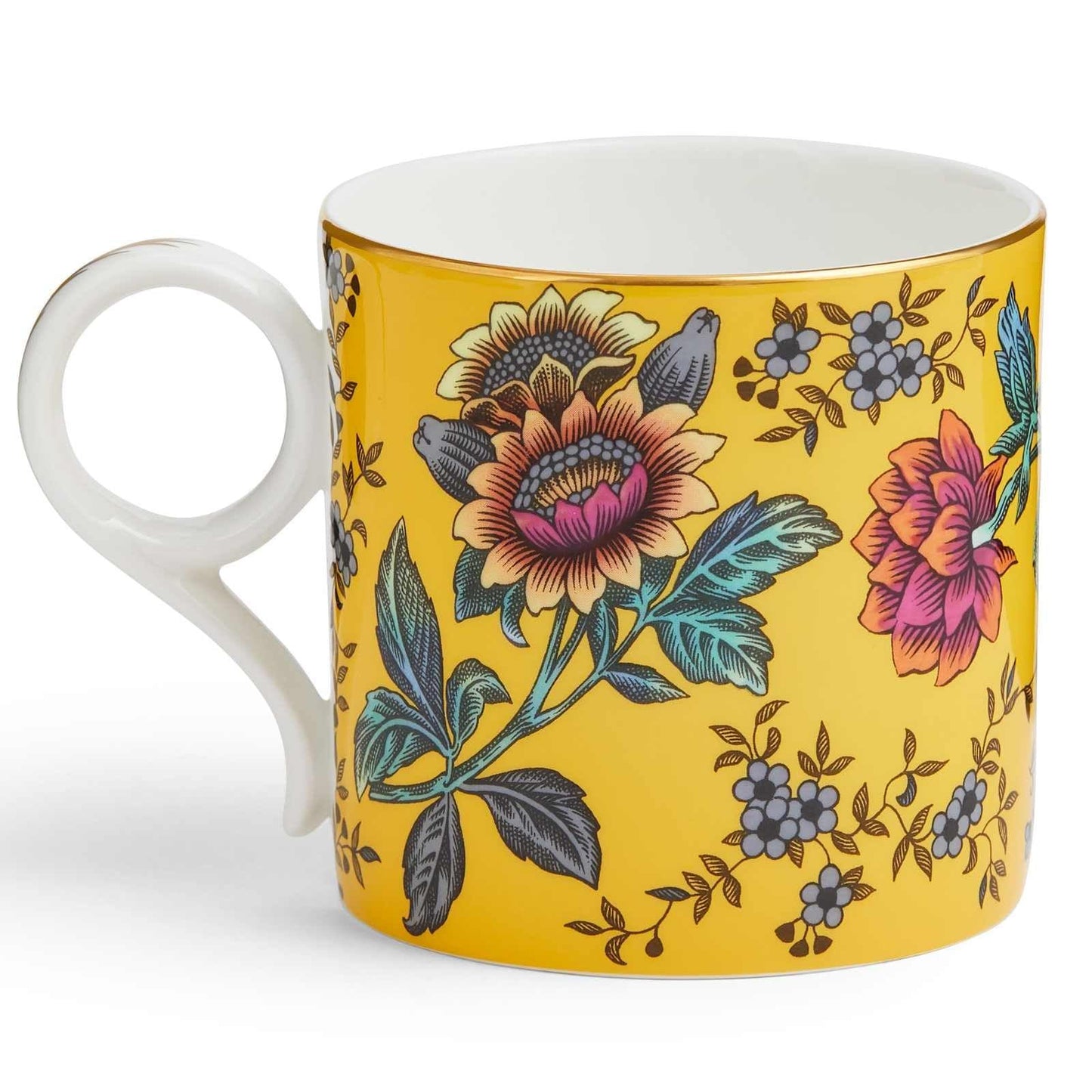 Wedgwood Wonderlust Mug Blue Pagoda, 3.3", Multicolor