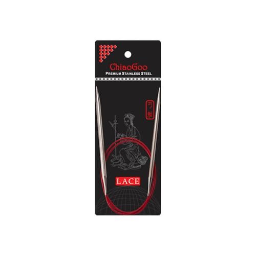 ChiaoGoo RED Lace Circular Needle 100cm 1.50mm - 1pc