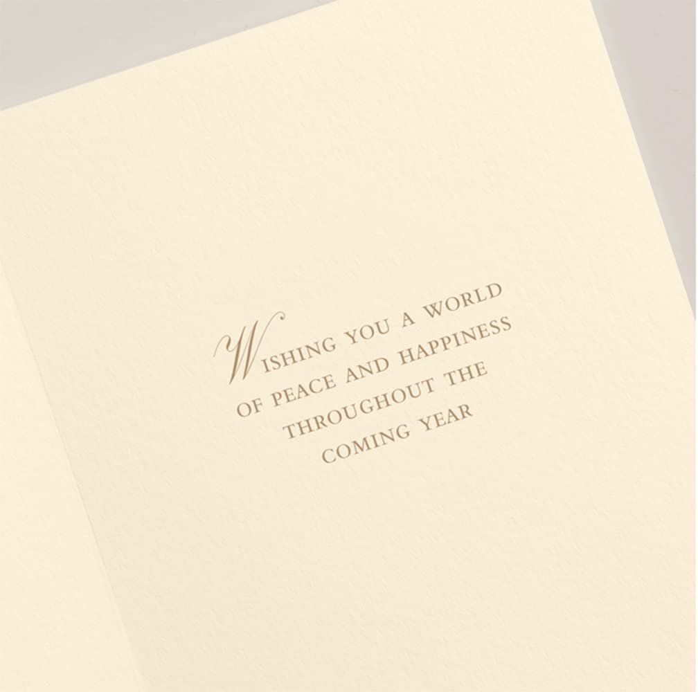 Crane & Co. Faith Hope Peace Love Holiday Greeting Card