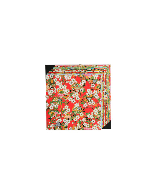 Y&C Origami Paper 5.88" Authentic Yuzen Washi 12pc