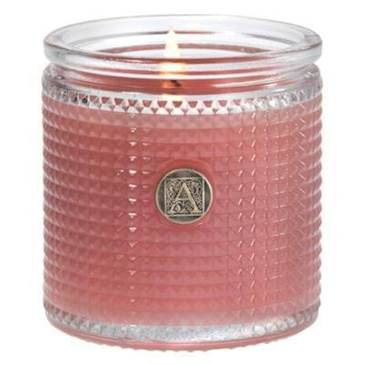 Pomelo Pomegranate Aromatique Textured Glass Scented Jar Candle