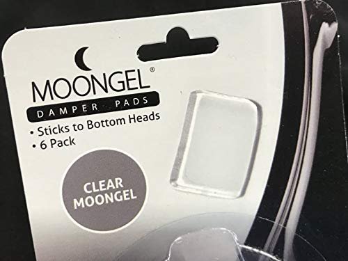 RTOM Moon Gel Percussion Resonance Control Pads with Carry Container 6 Pack