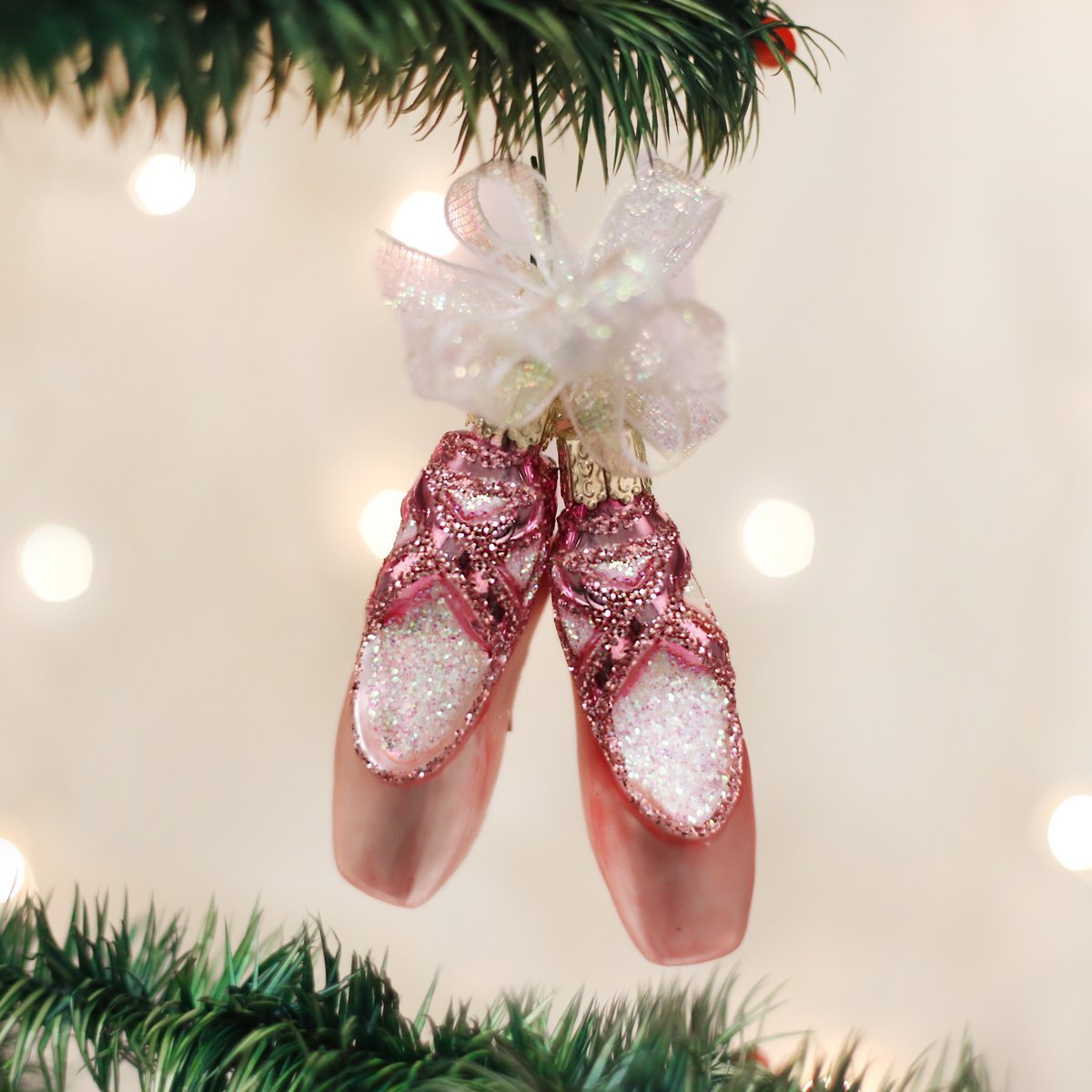 Old World Christmas Dancing Shoes Glass Blown Ornaments