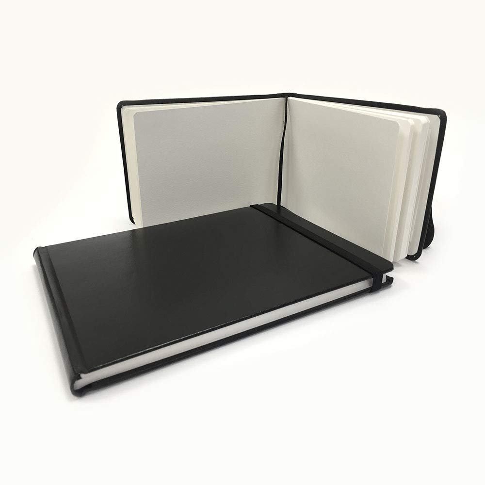 Watercolour Travel Journal - A5 Landscape - 200 GSM - 60 Pages - Acid - NOT (Medium Grain)