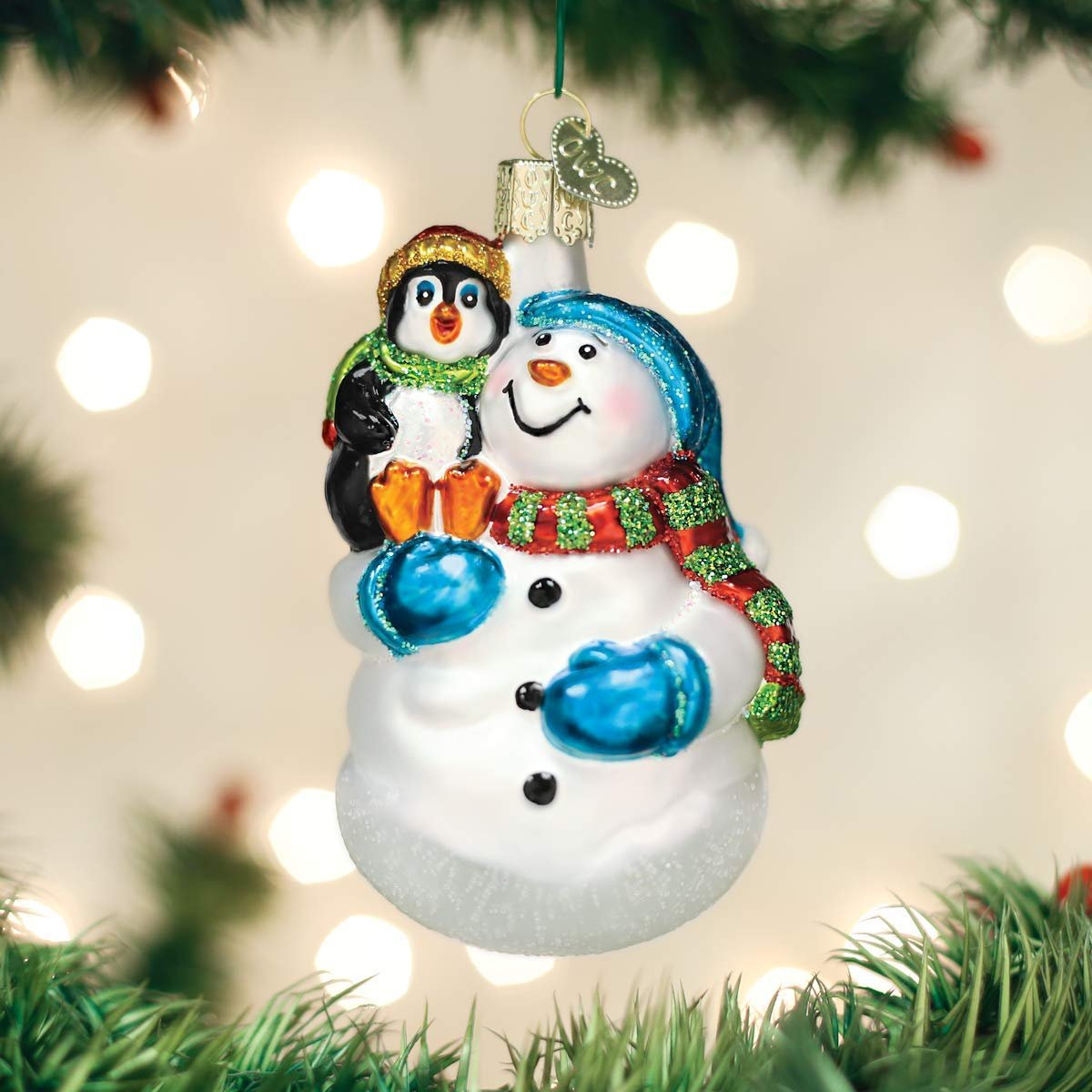 Old World Christmas Glass Blown Penguin Ornaments