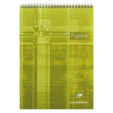 Clairefontaine Wirebound Notepad - Graph 80 sheets - 8 1/2 x 11 3/4 - Sold Individually ( Assorted Cover Color Chosen at Random)