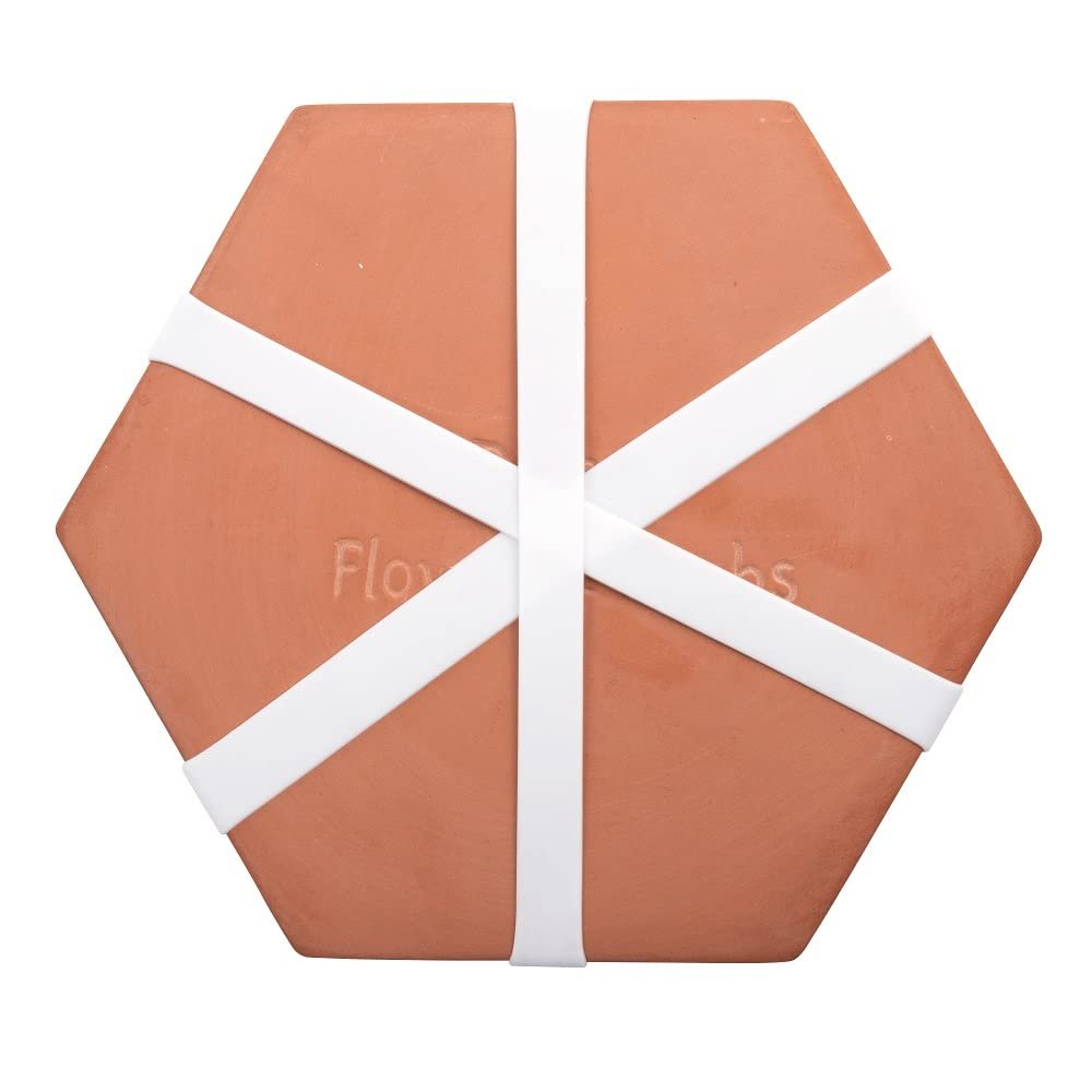 Fallen Fruits Flower and Herb Press | Microwaveable Terracotta Heavy Hexagonal Press