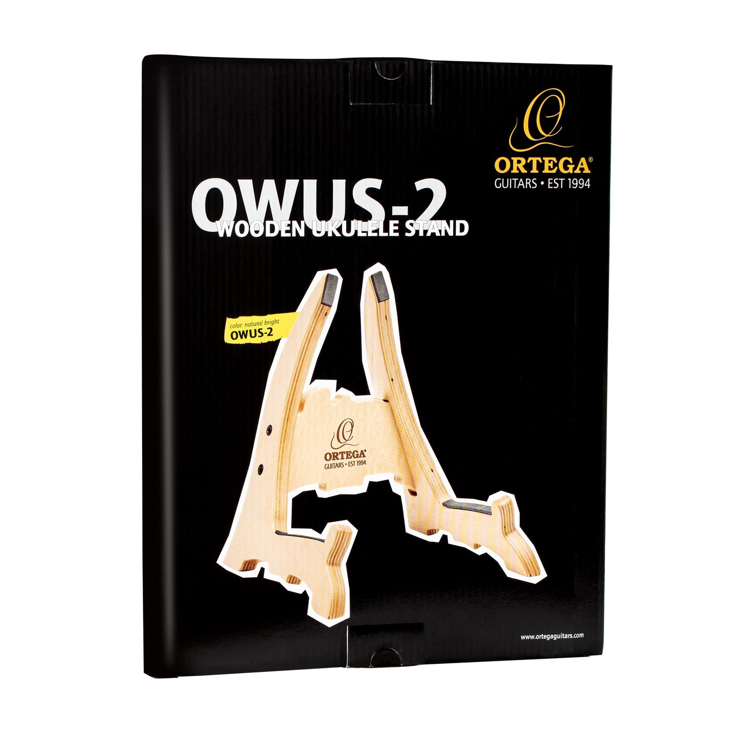 Ortega Guitars Wooden Ukulele Stand Made w/Birch Wood-Natural (OWUS-2)