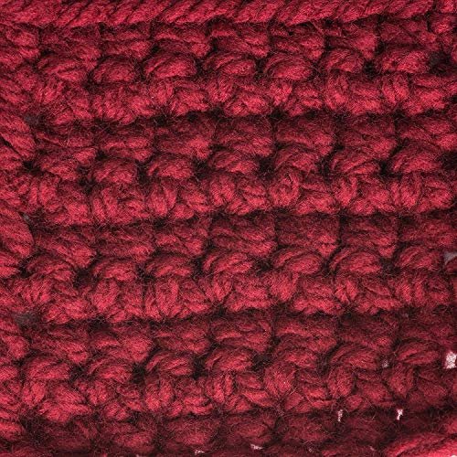 Bernat Softee Chunky 3-Pack Yarn - (6) Gauge 100% Acrylic - 3.5 oz -Wine - Machine Wash & Dry