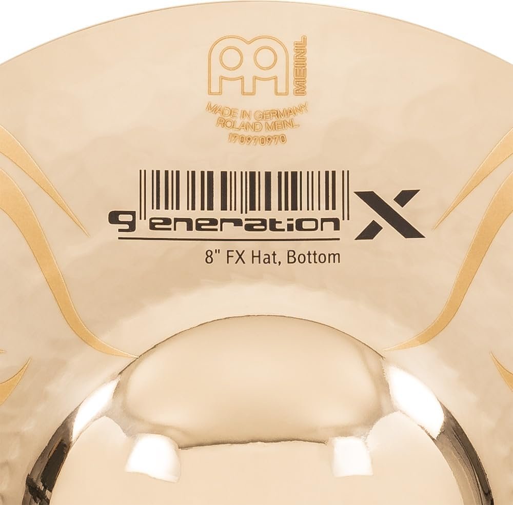 Meinl Cymbals GX-8FXH Generation-X 8-Inch FX Auxiliary Hi-Hat Cymbal Pair (VIDEO)