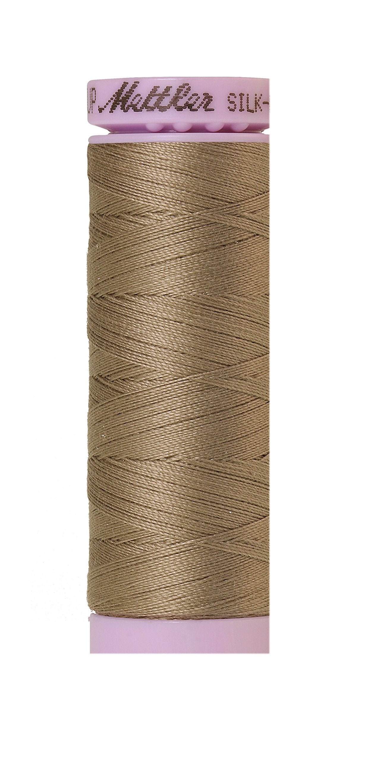 Mettler Silk-Finish Solid Cotton Thread, 164 yd/150m, Khaki