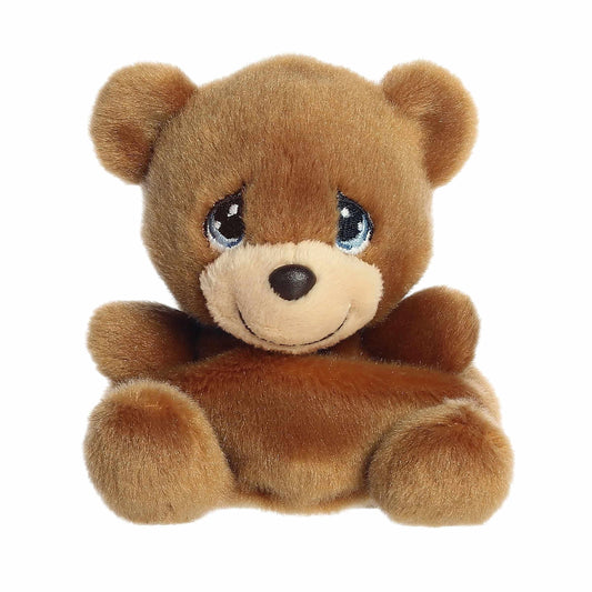 Aurora® Adorable Precious Moments™ Charlie Bear Palm Pals™ Stuffed Animal - Heartwarming Toy for Comforting Children - for Sentimental Gifts, Birthdays, and Adults - Brown 4.5 Inches