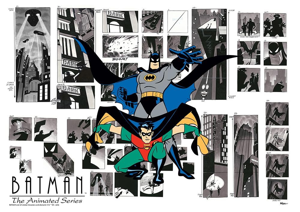 DC Batman 85th Anniversary – Durable 17” x 24” MightyPrint Wall Art – NOT Made of Paper – Officially Licensed Collectible
