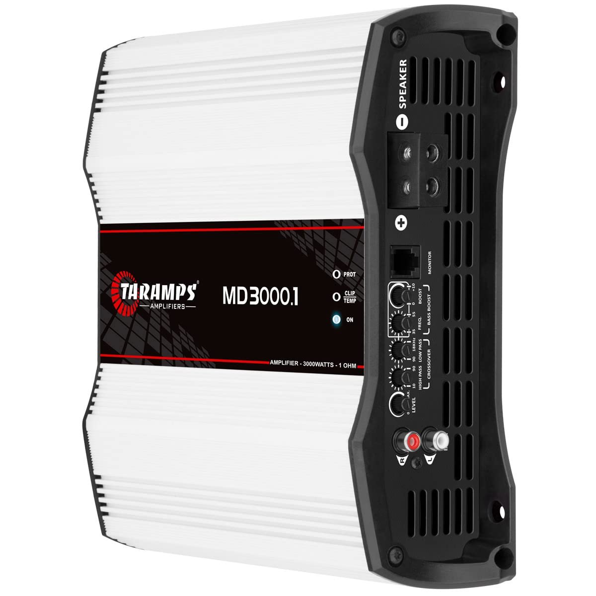 Taramps MD 3000.1 Amplifier 1 Ohm 3000 Watts RMS 1 Channel Full Range, Car Audio, Monoblock, LED Monitor Indicator, Class D Great for Subwoofer, MD 3k