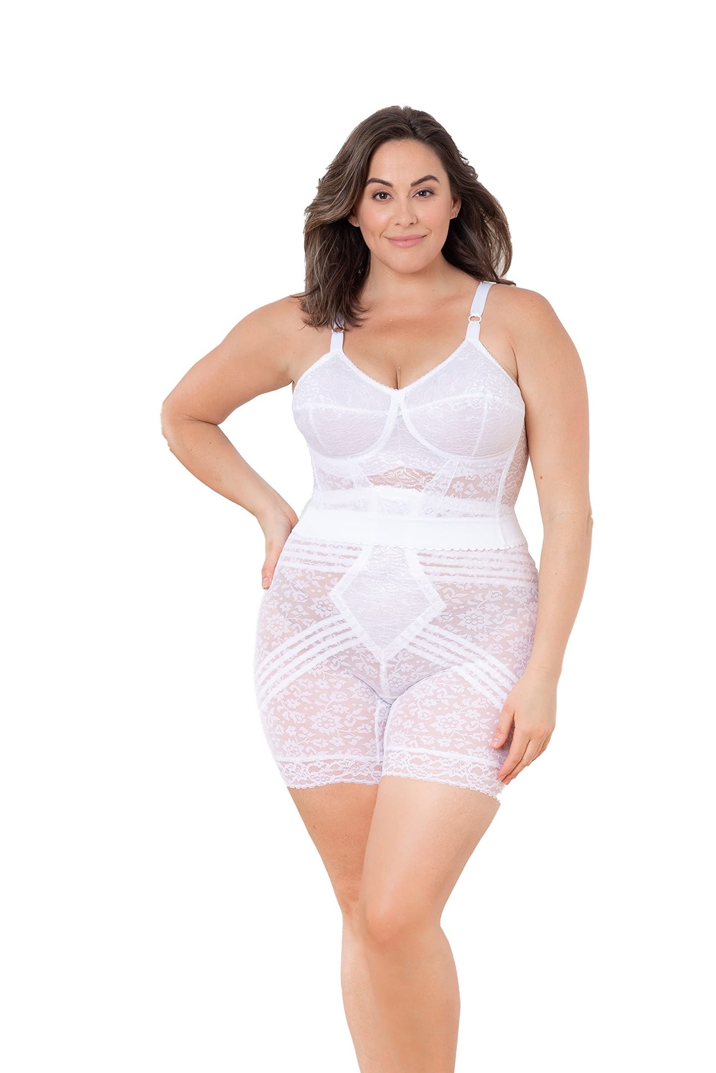 Rago Women's Hi Waist Long Leg Shaper