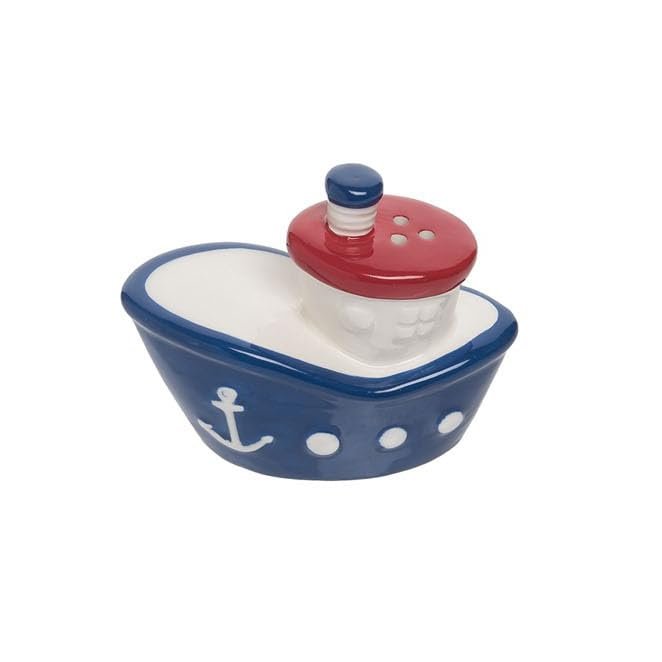 Beachcombers Ships Ahoy Salt & Pepper Set Nautical Coastal Beach Home Kitchen Dining Dinner Table Tabletop Decor Decoration Multi