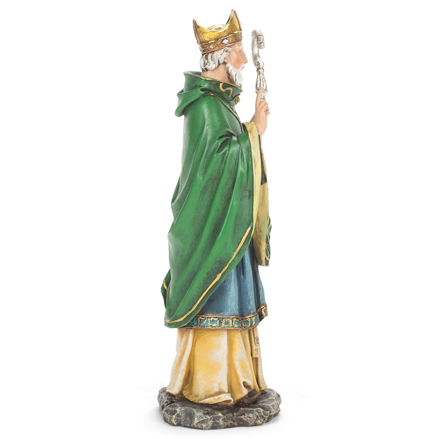 Joseph's Studio by Roman Inc., Renaissance Collection, Holy Statue Figurine, 10.5" H ST Patrick Figure, Religious Figure, Religious Décor, Catholic Gifts (3 x 4.25 x 10.25 Inches)