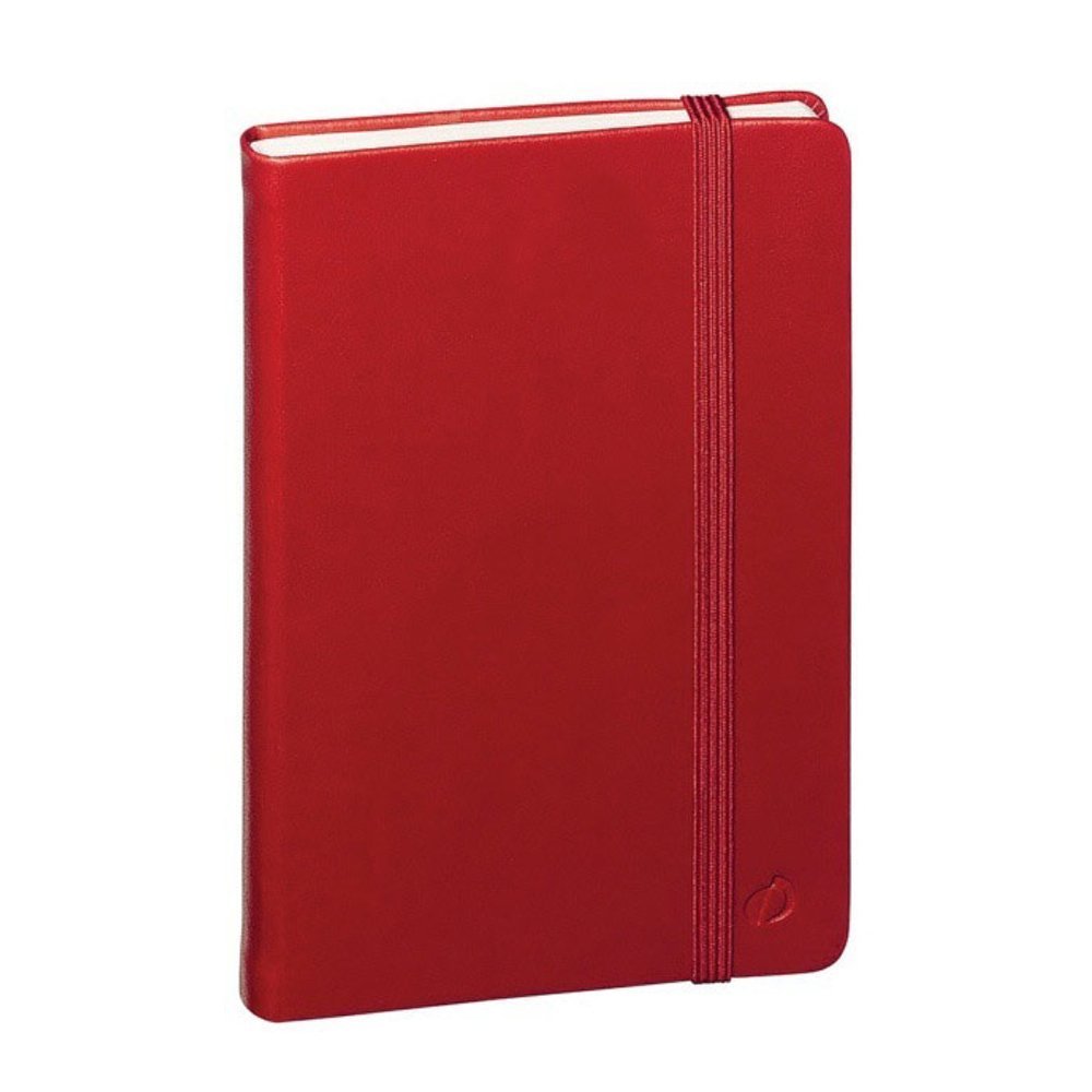 Quo Vadis Habana Bound Journal - 80 Blank Sheets - Ivory Paper - 4 x 6 - Red