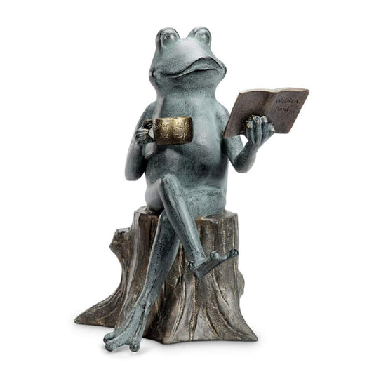 SPI Aluminum Joy of Reading Garden Sculpture