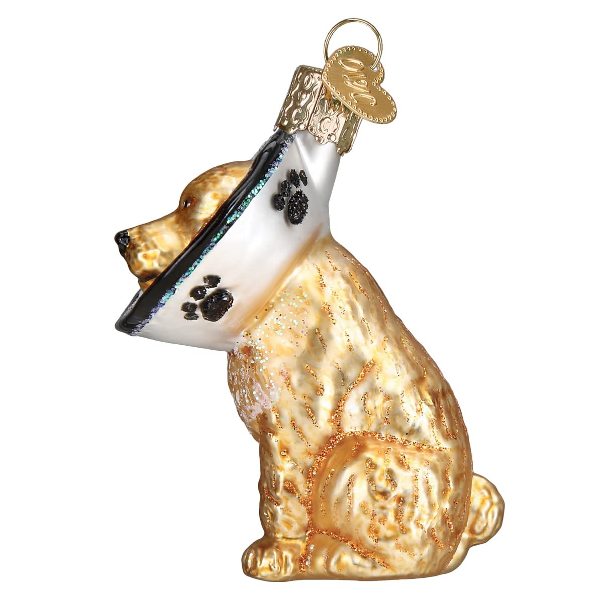 Old World Christmas Ornaments: Dog and Pet Accessories Glass Blown Ornaments for Christmas Tree