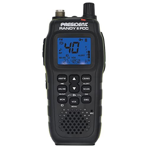 President Randy II FCC - First FCC Approved AM/FM Handheld CB Radio