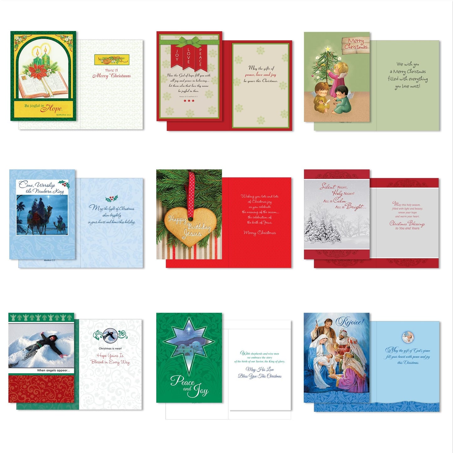Designer Greetings Faithfully Yours Boxed Holiday Assortment Cards