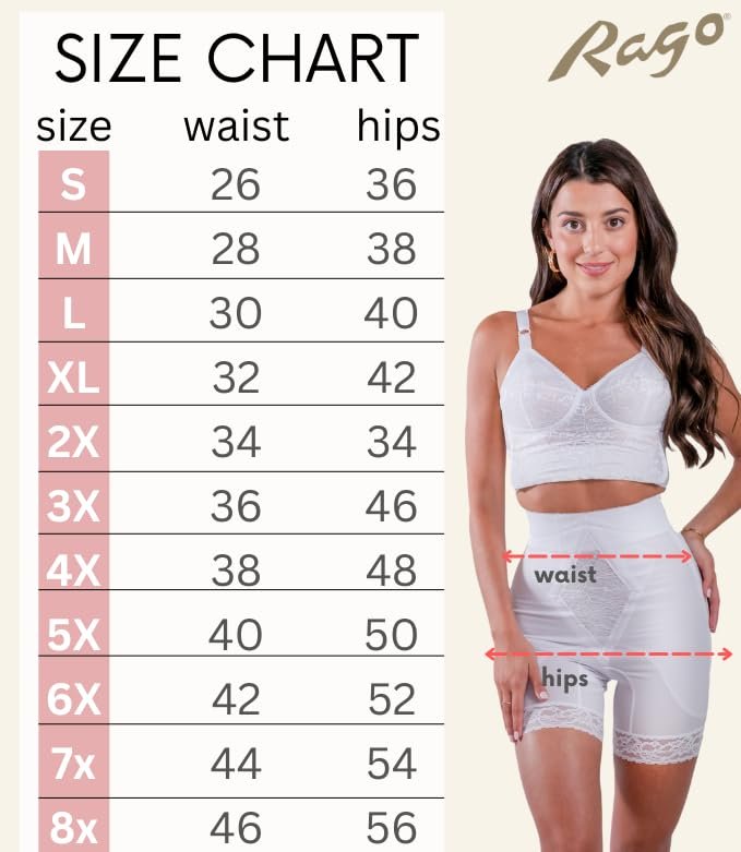 6206 - High Waist Long Leg Shaper | Made in USA | No Top Roll Waistband | Quality Material | Medium Control |