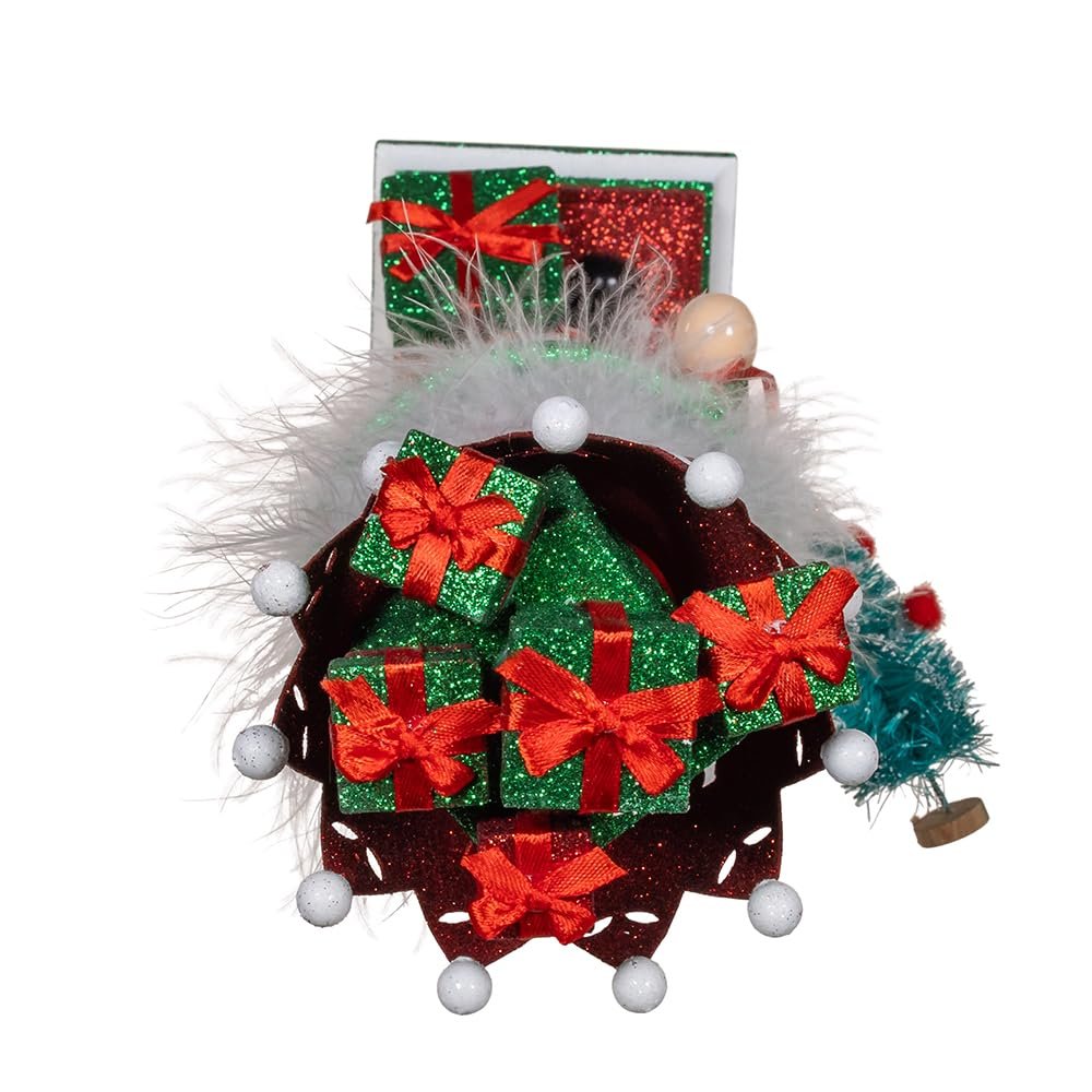 Kurt Adler 18-inch Hollywood Nutcrackers™ Red & Green with Presents Crown Nutcracker