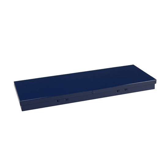 Andrew Mack BB-46 Sapphire Blue Brush Box for Storing Pinstriping Brushes