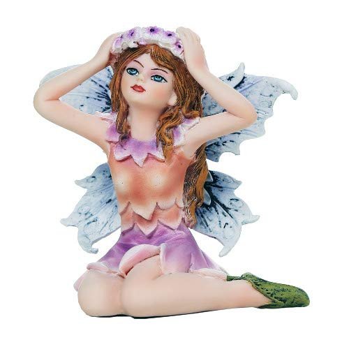 Pacific Giftware Fairy Garden Flower Fairy Decorative Mini Garden of Enchantment Figurine 3 Inch