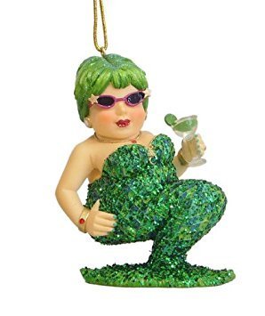 December Diamonds Mermaid Ornament Miss Margarita III Green