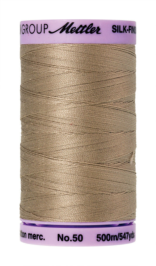 Mettler Silk-Finish Solid Cotton Thread, 547 yd/500m, Sandstone