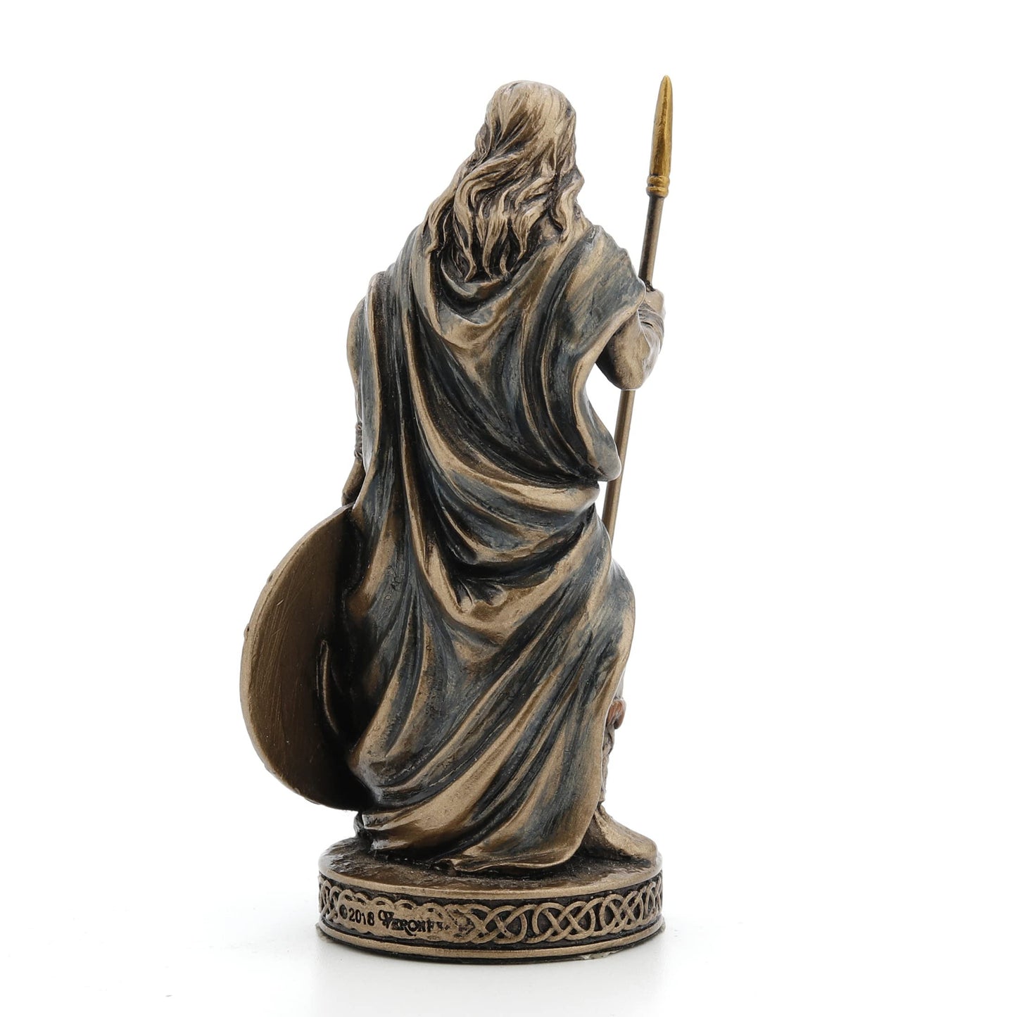 Veronese Design 3 3/8 Inch Baldur The Norse God of Sun Hand Painted Bronze Finish Polyresin Miniature Figurine