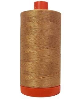 Aurifil Mako Cotton Thread Solid 50wt 1422yds Caramel