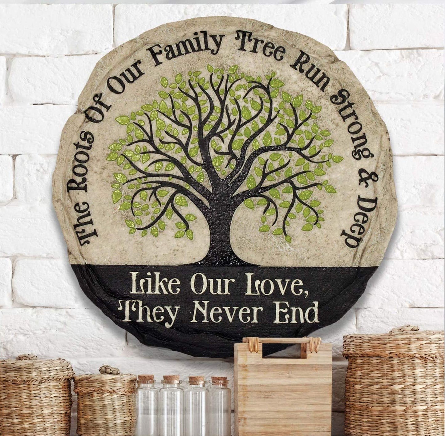 Spoontiques - Garden Décor - Promise Me Stepping Stone - Decorative Stone for Garden