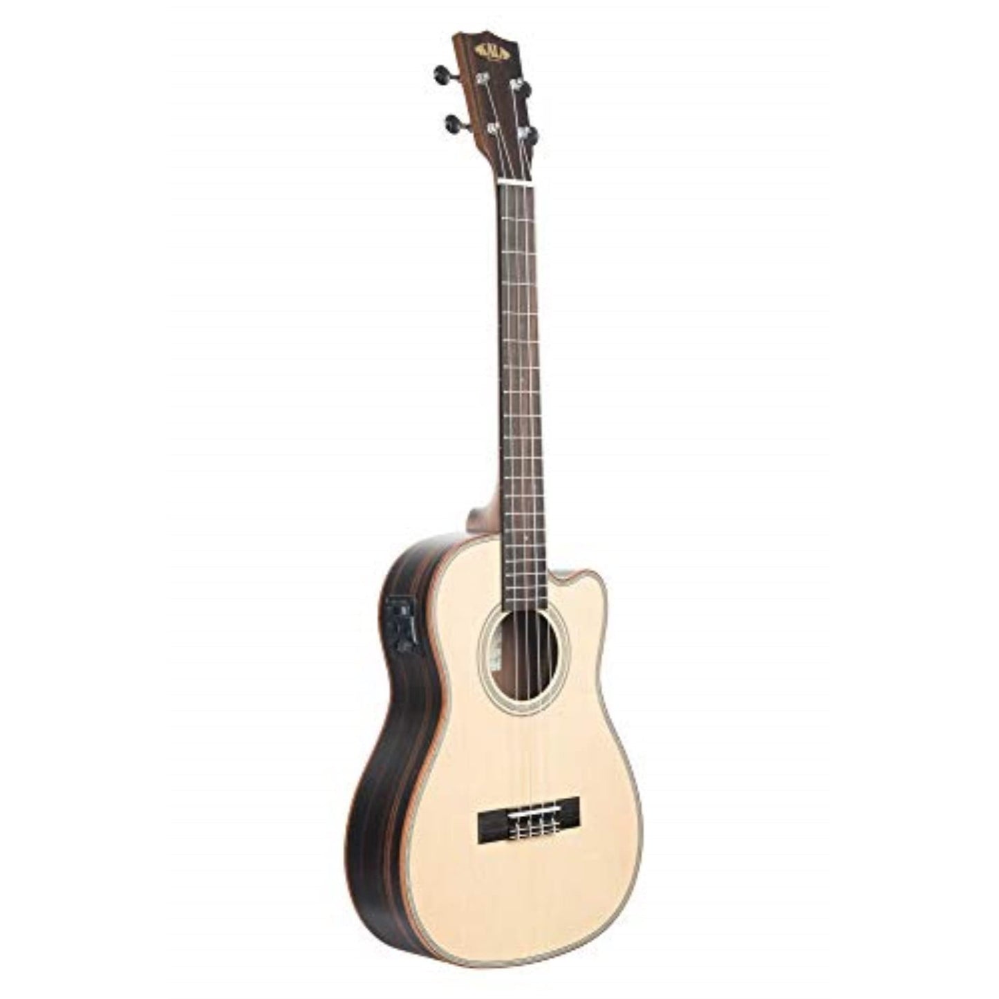 Kala Brand Music Co., 4-String Ukulele, Right, Natural, Baritone (KA-SSEBY-B-CE)