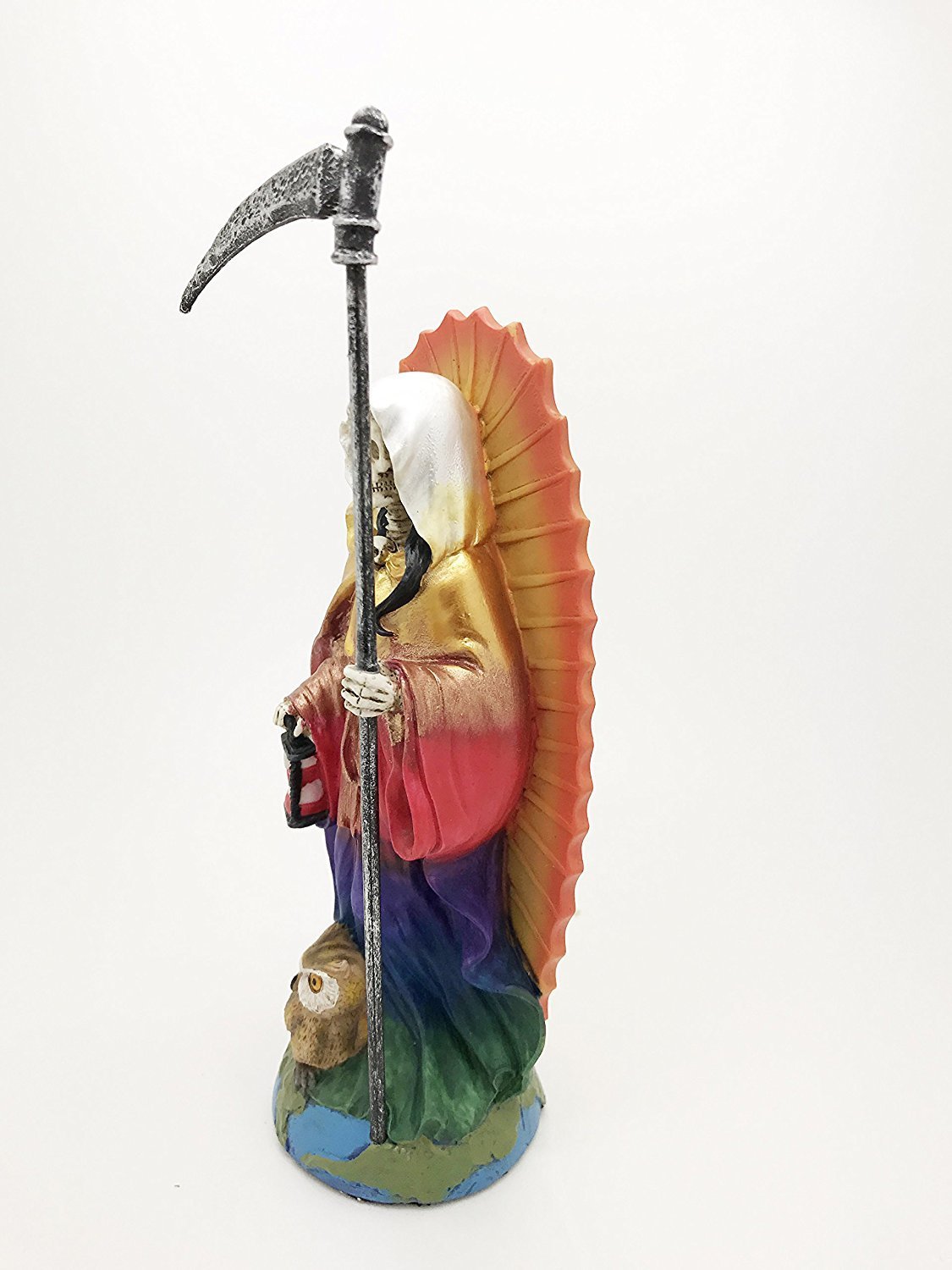 Pacific Giftware Santa Muerte Saint of Holy Death Seven Powers Religious Resin Statue Figurine