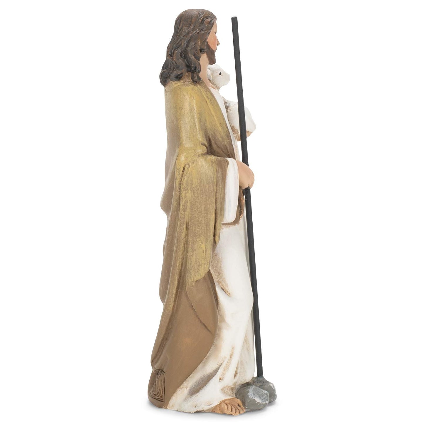 Joseph's Studio by Roman, Renaissance Collection, 4" H Good Shepherd Figure, Home Décor, Devout Gift, Prayerful Inspiration (2x1x4)