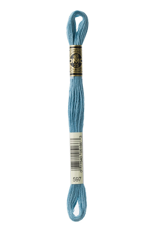 Dmc 6-Strand Embroidery Cotton 8.7yd-Turquoise