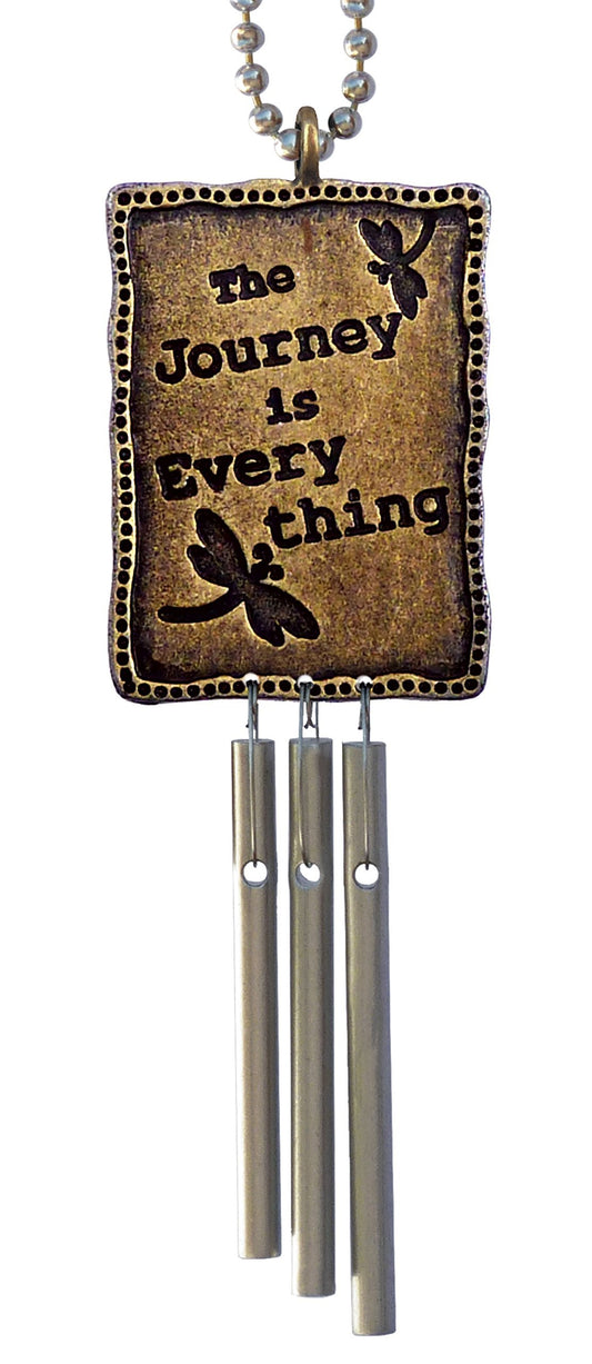Jacob's Musical Car Charm, The Journey is Everything, Mini Wind Chime