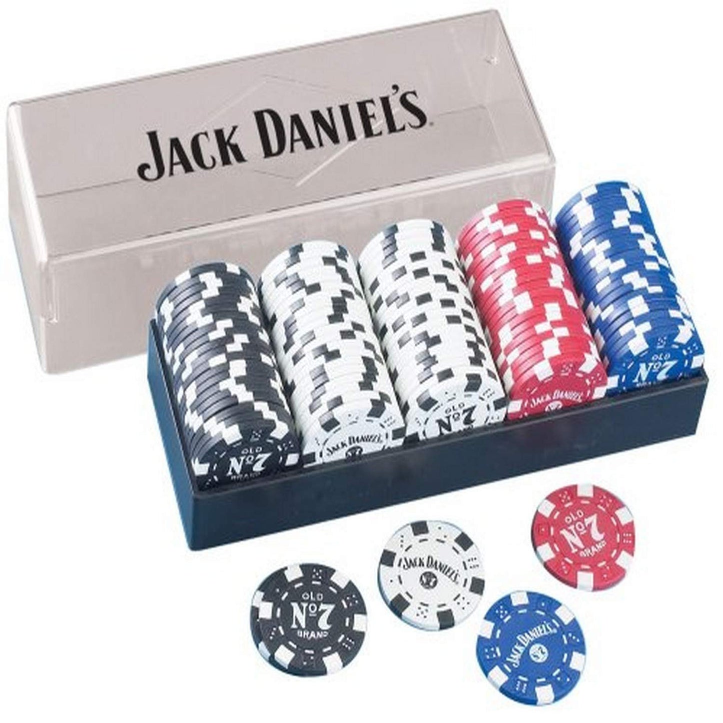 Jack Daniels Clay Poker Chip Set, 100-Piece