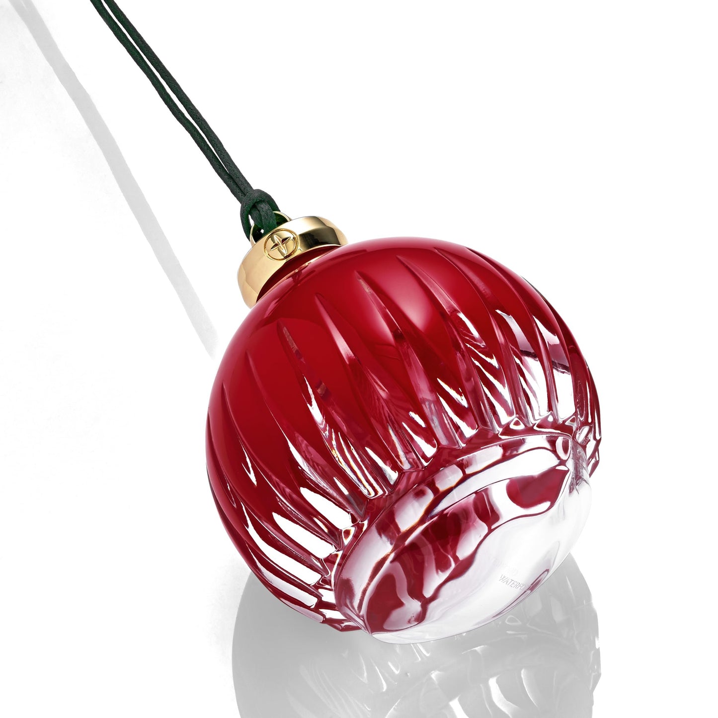 Waterford New Year Bauble Ornament Firework Red