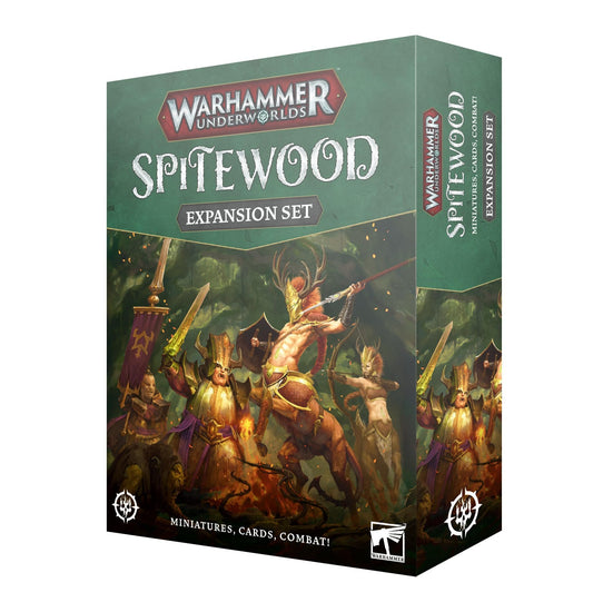 Warhammer UNDERWORLDS: Spitewood – Push-Fit Miniatures Expansion with Game Board, Warbands, Fighter & Warscroll Cards