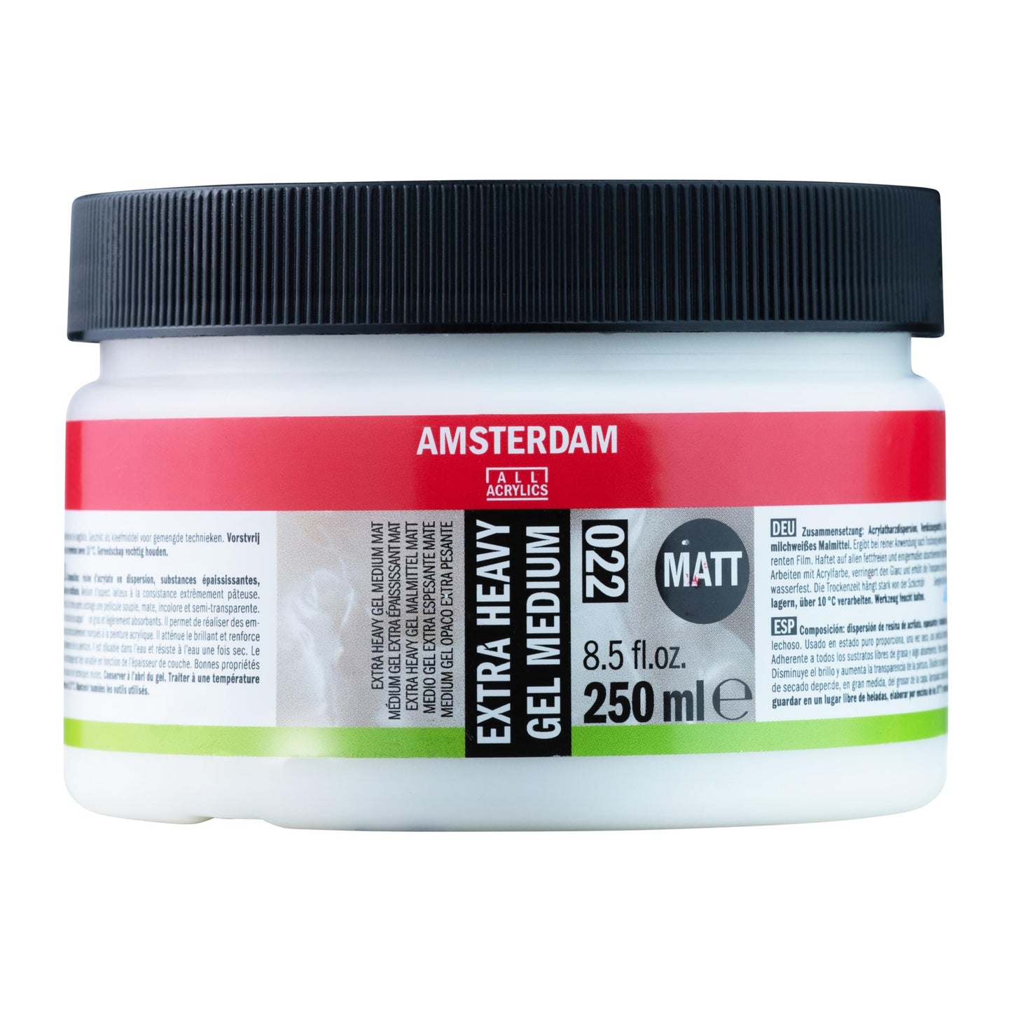 Amsterdam Gel Medium Extra Heavy - Matt - 250ml