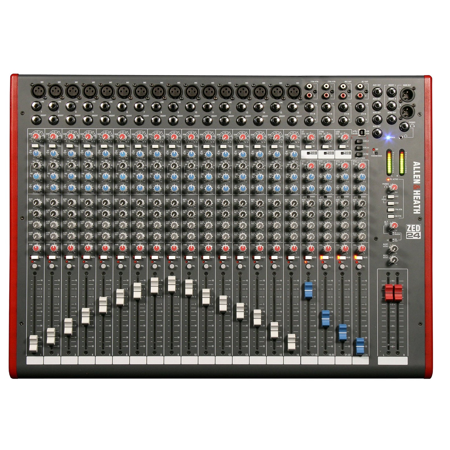 Allen & Heath ZED-14-14-Channel Touring Quality Mixer with USB I/O (AH-ZED-14)